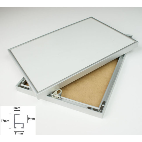 Rama AL-1A anodowana srebrna