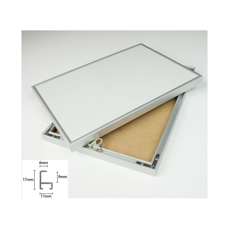 Rama AL-1A anodowana srebrna