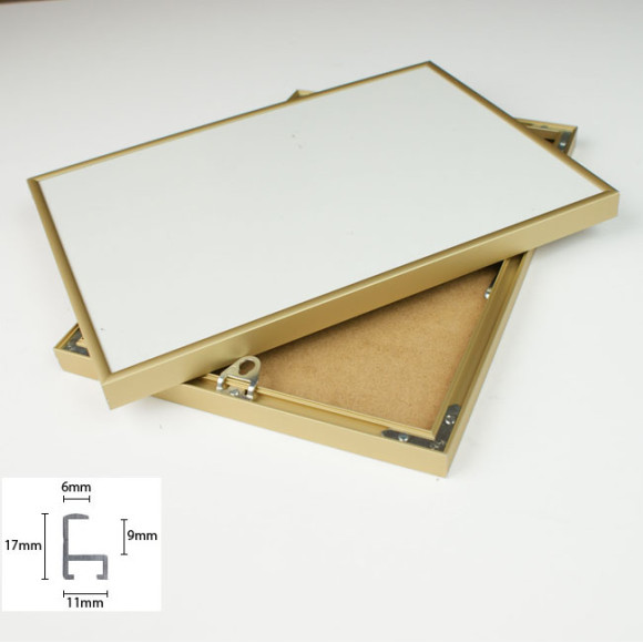 Rama AL-1A anodowana złota