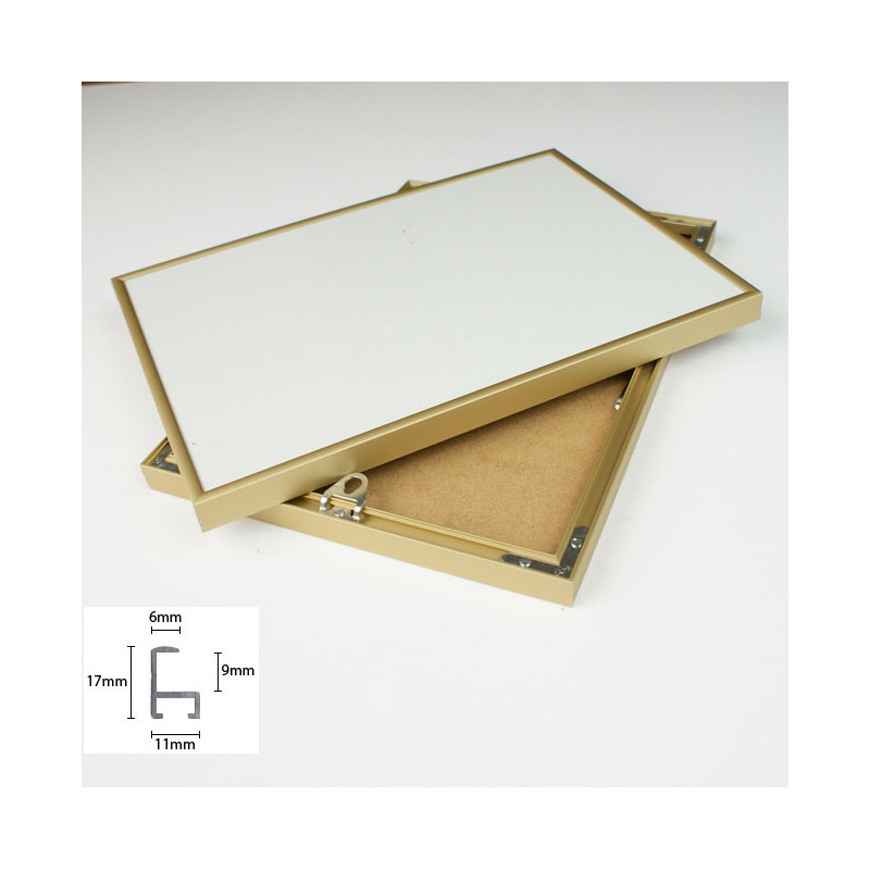 Rama AL-1A anodowana złota