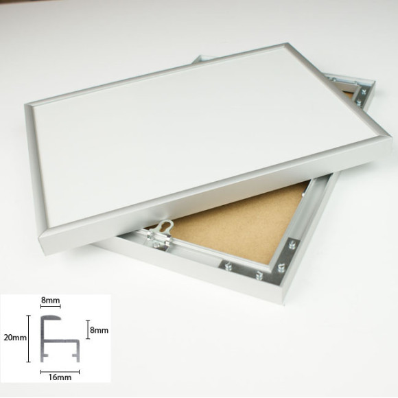 Rama AL-3A anodowana srebrna