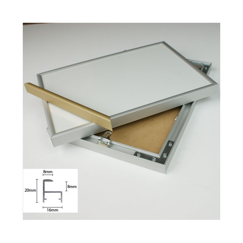 Rama AL-3A anodowana złota