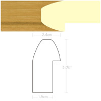 Listwa 970141 stare złoto 26mm, cena za mb