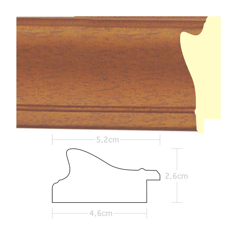 Listwa 970174 brąz 52mm, cena za mb