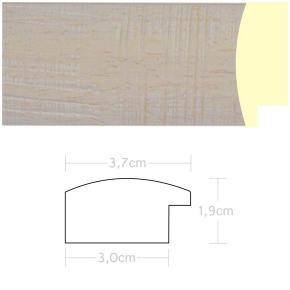 Listwa 970202 biały 37mm, cena za mb