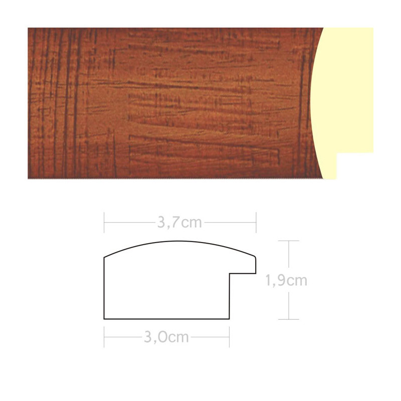 Listwa 970204 mahoń 37mm, cena za mb