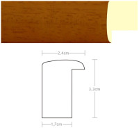 Listwa 970301 brąz 24mm, cena za mb