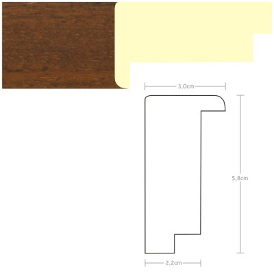 Listwa 970313 brąz 30mm, cena za mb