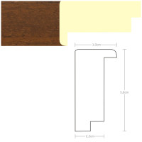 Listwa 970313 brąz 30mm, cena za mb