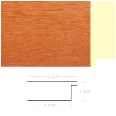 Listwa 970460 wiśnia 53mm, cena za mb