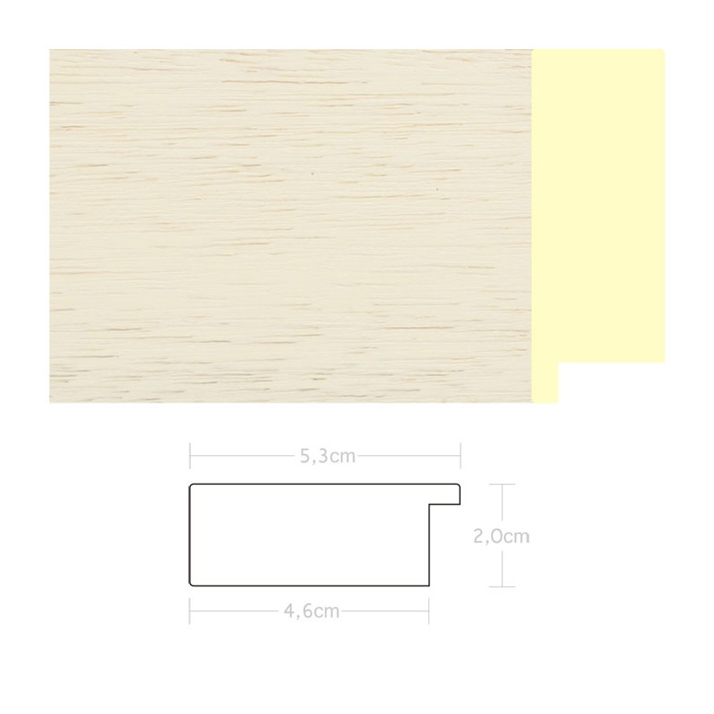 Listwa 970462 kremowy 53mm, cena za mb