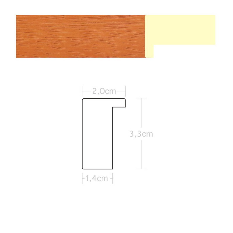 Listwa 970470 wiśnia 20mm, cena za mb