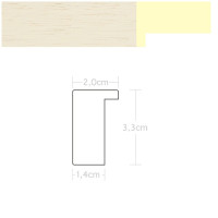 Listwa 970472 kremowy 20mm, cena za mb