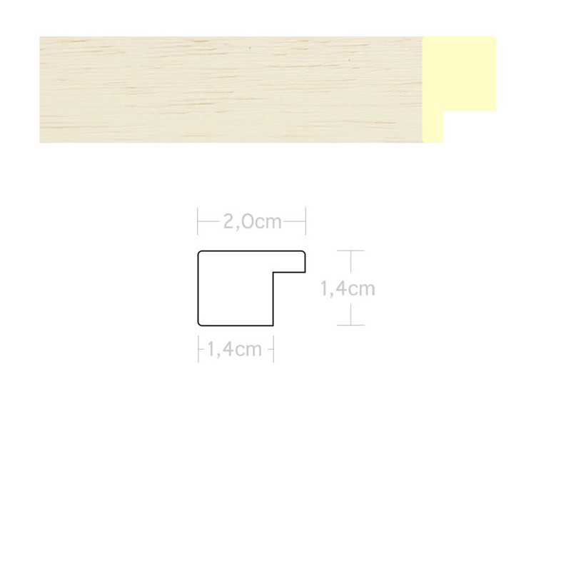 Listwa 970482 kremowy 20mm, cena za mb