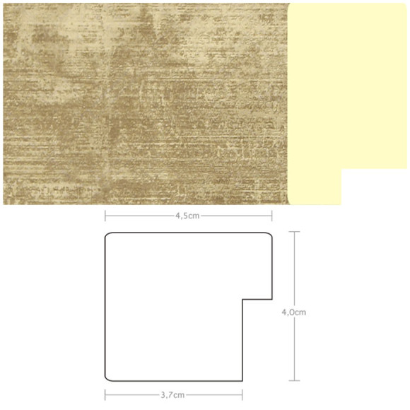 Listwa 970500 złoty 45mm, cena za mb