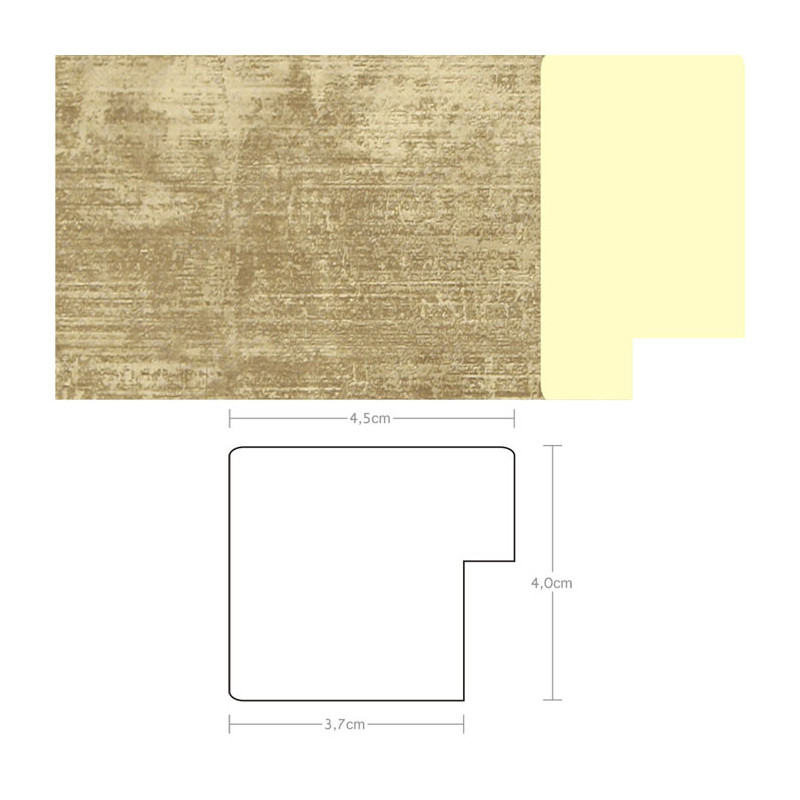 Listwa 970500 złoty 45mm, cena za mb