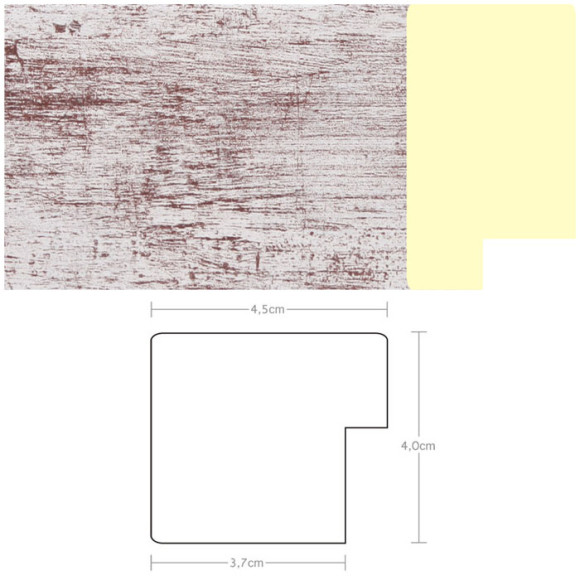 Listwa 970520 srebrno bordowy 45mm, cena za mb