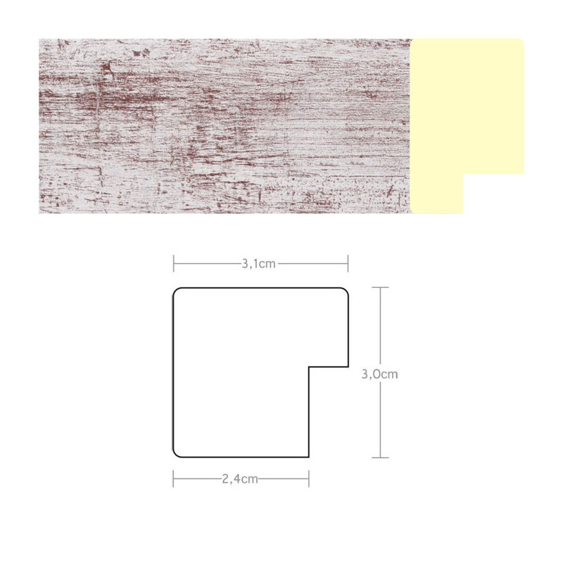 Listwa 970521 srebrno bordowy 31mm, cena za mb