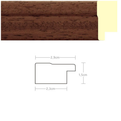 Listwa 970601 ciemny brąz 29mm, cena za mb