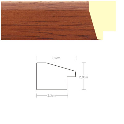 Listwa 970610 jasny brąz 29mm, cena za mb