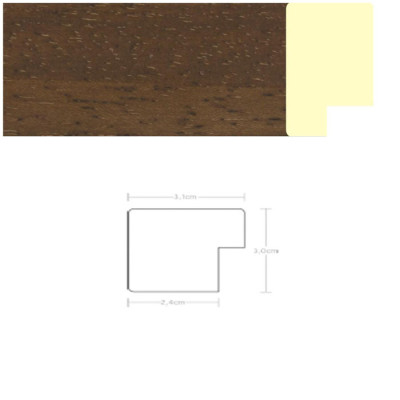 Listwa 970620 jasny brąz 31mm, cena za mb