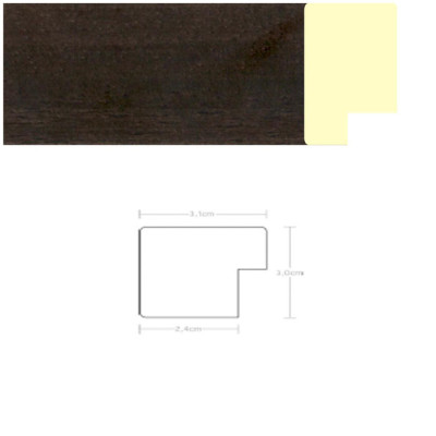 Listwa 970621 ciemny brąz 31mm, cena za mb