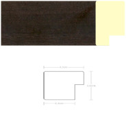 Listwa 970621 ciemny brąz 31mm, cena za mb