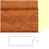 Listwa 970640 jasny brąz 60mm, cena za mb