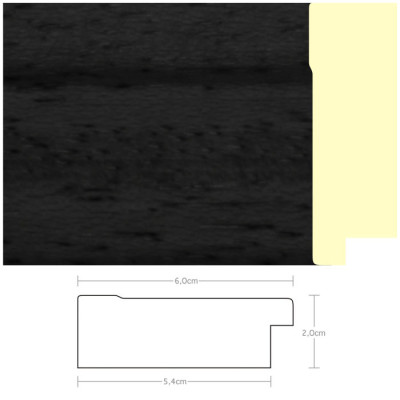 Listwa 970642 czarny 60mm, cena za mb