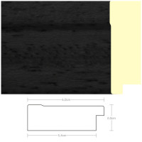 Listwa 970642 czarny 60mm, cena za mb