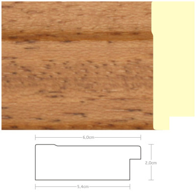 Listwa 970643 jasny brąz 60mm, cena za mb