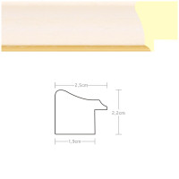 Listwa 970811 biały / złoto 25mm, cena za mb