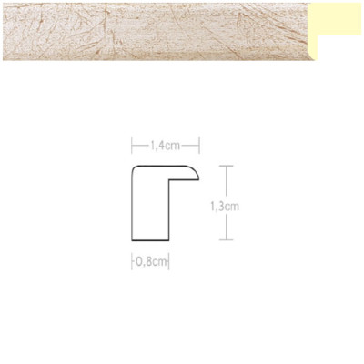 Listwa 970853 srebrny 14mm, cena za mb