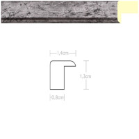 Listwa 970854 srebrny 14mm, cena za mb