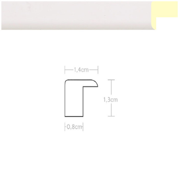 Listwa 970880 biały 14mm, cena za mb