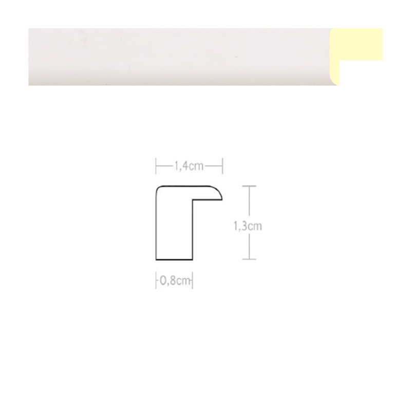 Listwa 970880 biały 14mm, cena za mb
