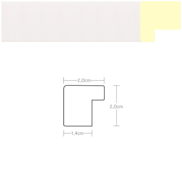 Listwa 970882 biały 20mm, cena za mb