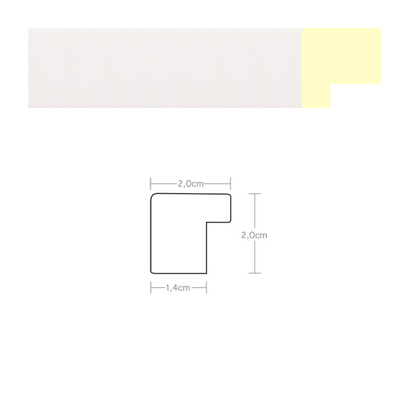 Listwa 970882 biały 20mm, cena za mb