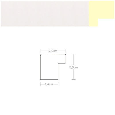 Listwa 970882 biały 20mm, cena za mb