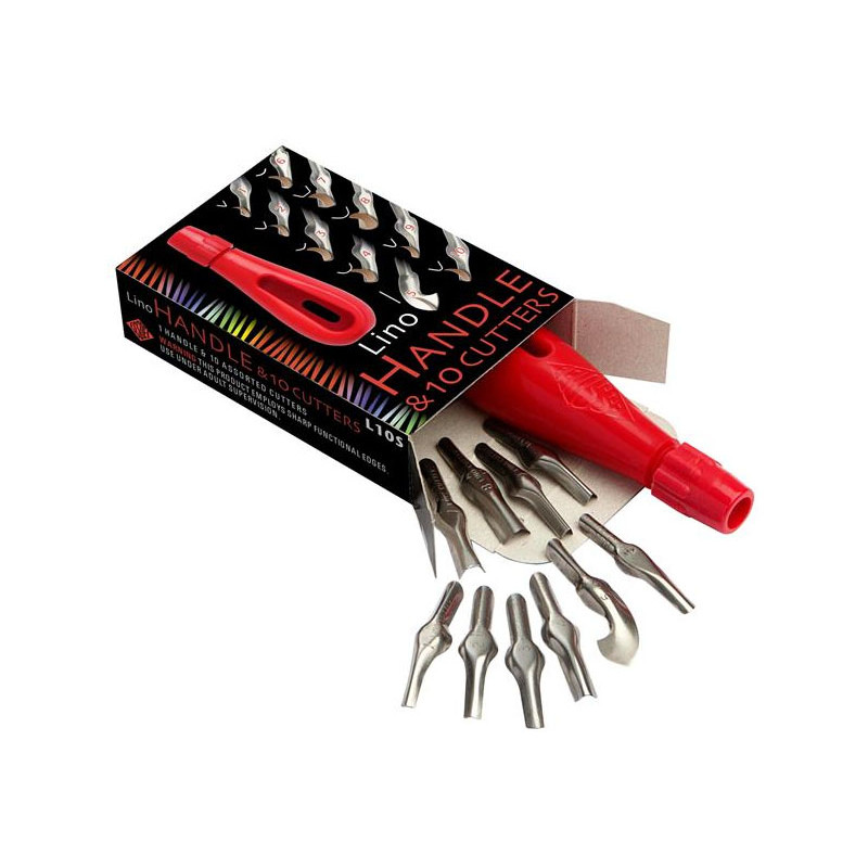 Obsadka lino + 10 dłutek