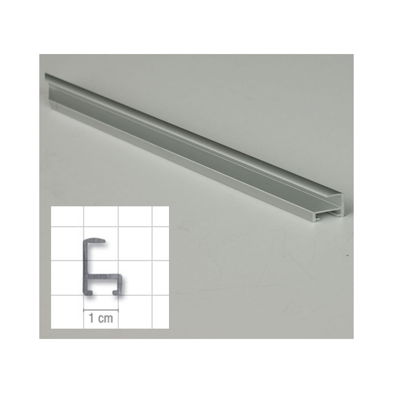 Listwa AL-1 anodowana srebrna, cena za mb