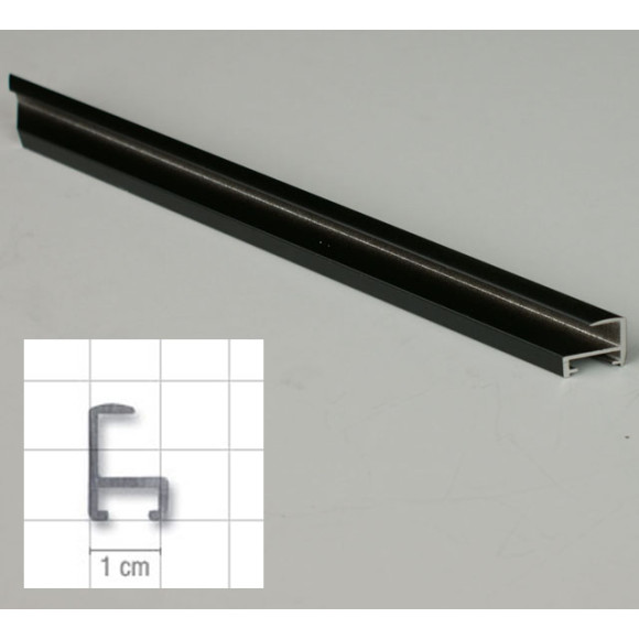 Listwa AL-1 czarna, cena za mb