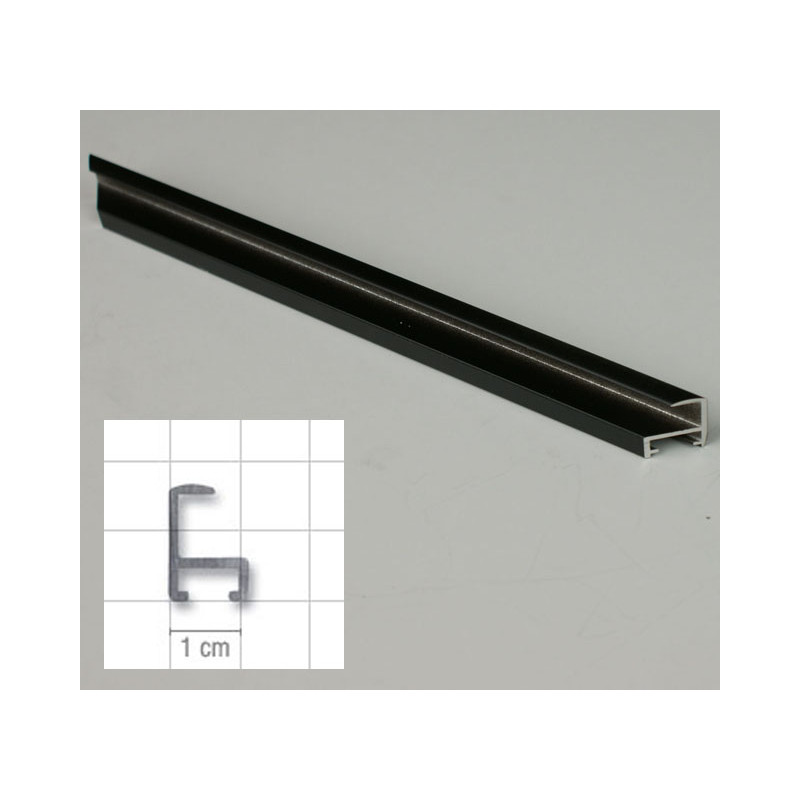 Listwa AL-1 czarna, cena za mb