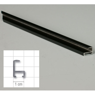 Listwa AL-1 czarna, cena za mb