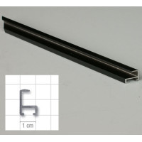 Listwa AL-1 czarna, cena za mb