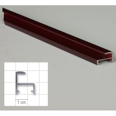Listwa AL-3 bordowa, cena za mb