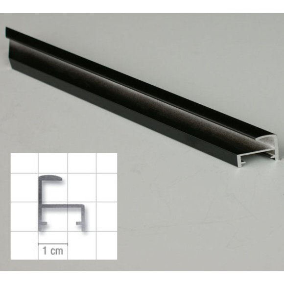 Listwa AL-3 czarna, cena za mb