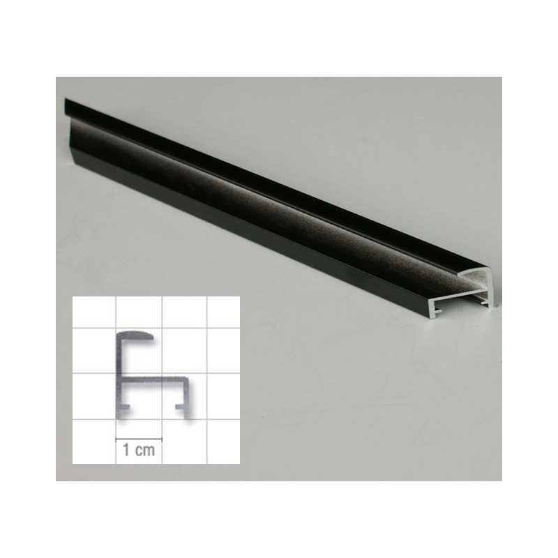 Listwa AL-3 czarna, cena za mb