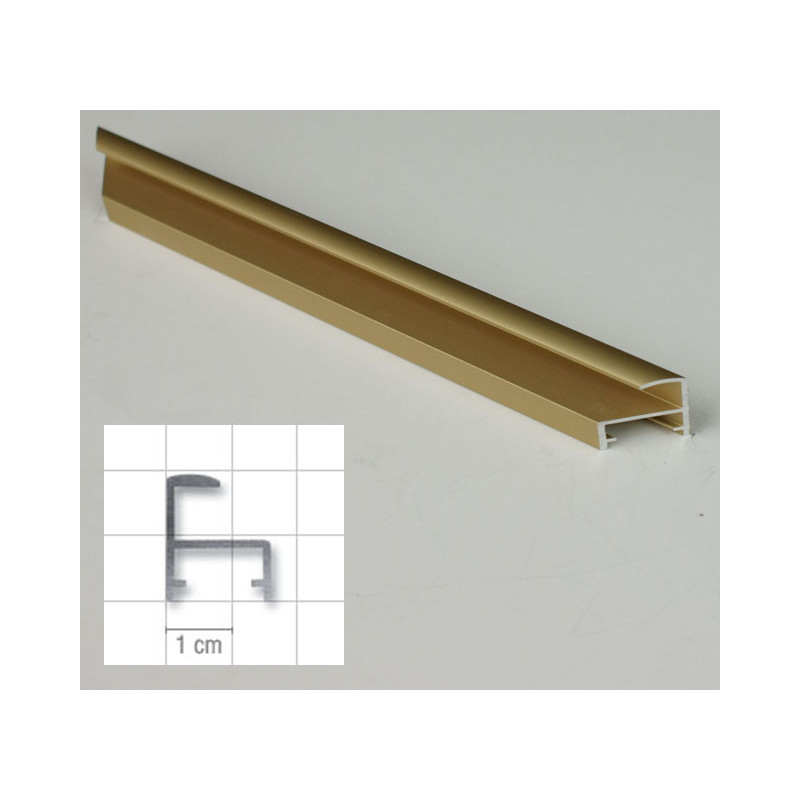 Listwa AL-3 anodowana złota, cena za mb