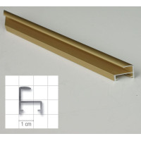 Listwa AL-3 anodowana złota, cena za mb